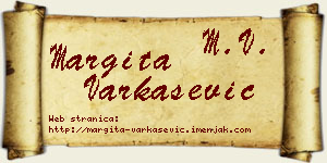 Margita Varkašević vizit kartica